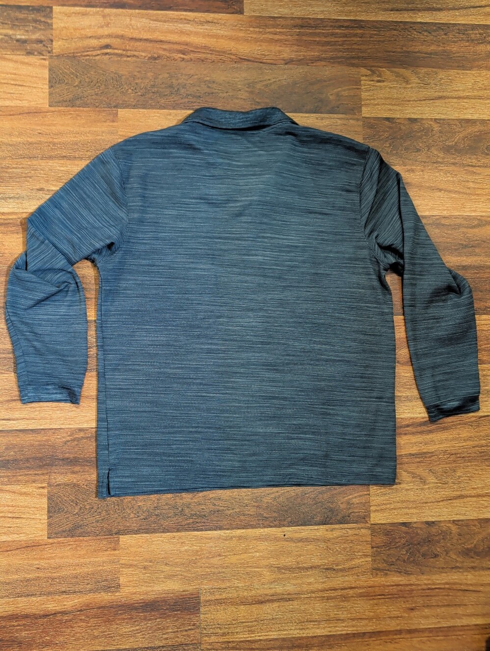 Men’s Long Sleeve Hagar Polo Large Stain Resistant Textured Pattern - Picture 6 of 6